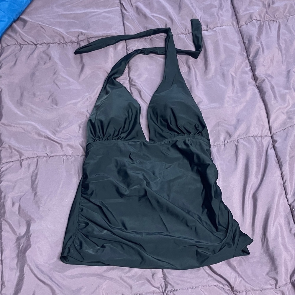 Black swim Halter Top
